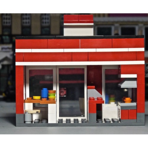  Mini Street View Store And Figures Building Blocks Assemble Game Toy 